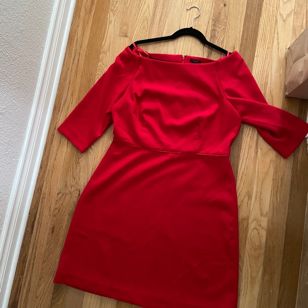 NWT Ann Taylor Boatneck Flare Dress